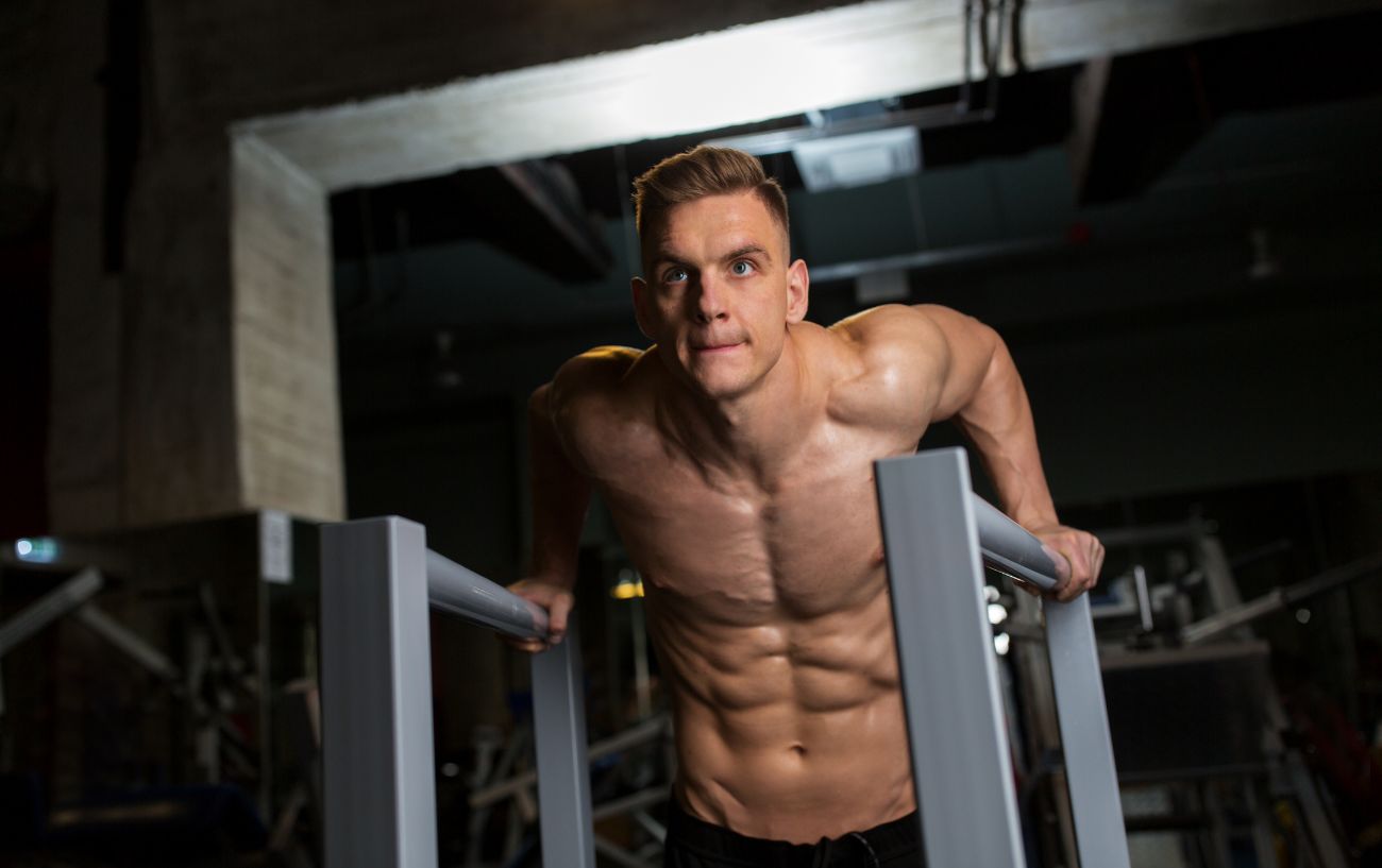 Tricep dips.