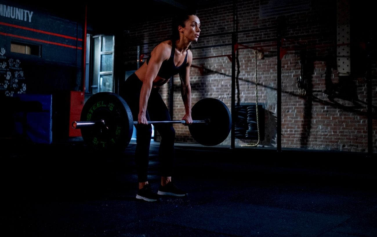 A hang clean.